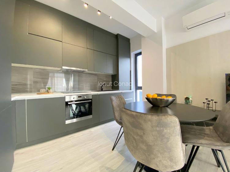 Apartament modern mobilat si utilat, 2 camere,terasa -16mp  si parcare subterana - 2