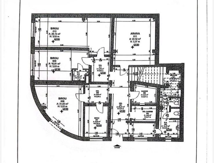 Spațiu comercial, 357.51 mp în Central