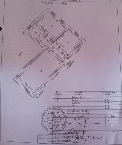 Apartament 2 camere - 58 mp, Palazu Mare, parter - ideal spatiu comercial