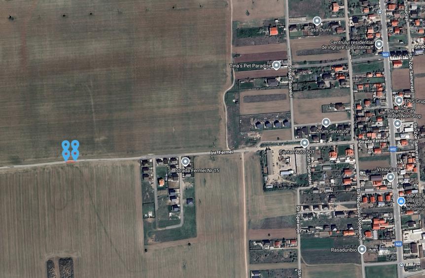 Teren casa Ciorogarla , Loturi de casa 500 -1500mp Manastirea Samurcasi