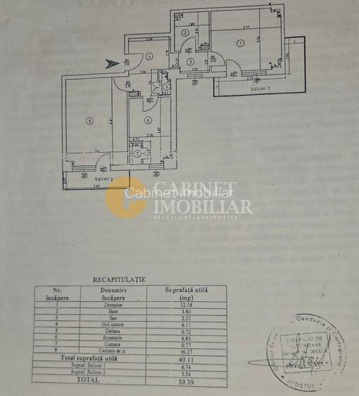 2 CAMERE DECOMANDAT-- MOBILAT+UTILAT-- PACURARI-MOARA DE FOC - 8
