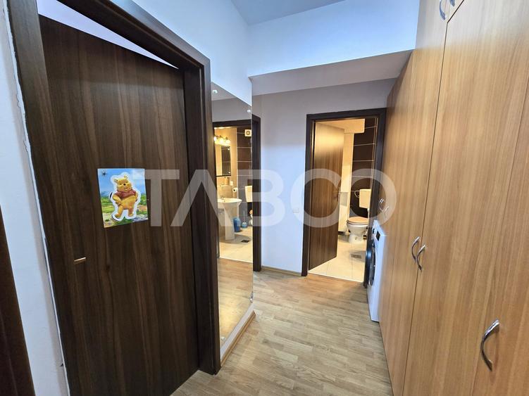 Apartament decomandat 2 camere mobilat etaj 3 cu lift Turnisor Sibiu