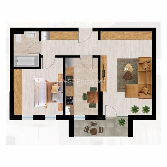 Apartament 2 camere finalizat, gata de mutare! Parcare inclusa! - 3