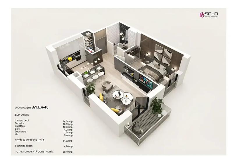 Apartament 2 camere