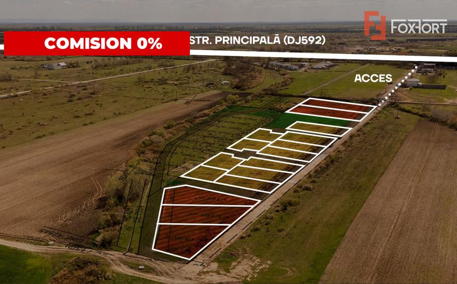 Parcele de vanzare pentru blocuri, cu toate utilitatile - Mosnita Noua