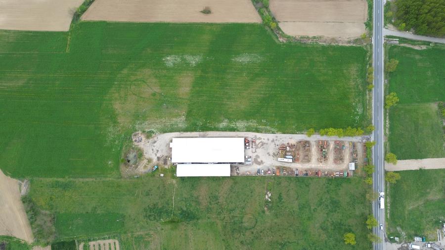 Hala pentru depozitare de inchiriat langa Alesd la E60, 400 mp, Bihor
