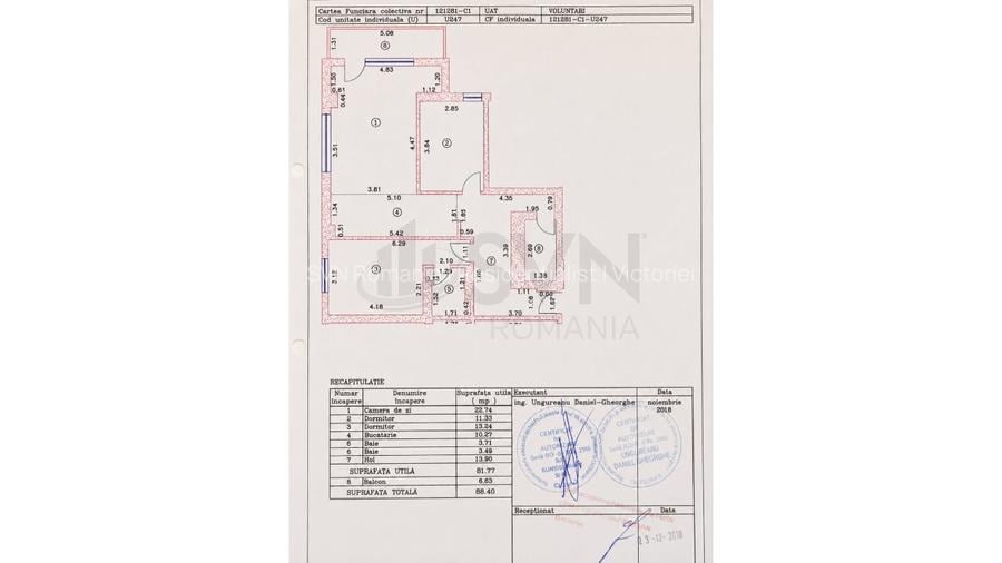 REA1029153 Apartament 3 camere I Parcare I Pipera rond OMW - 20