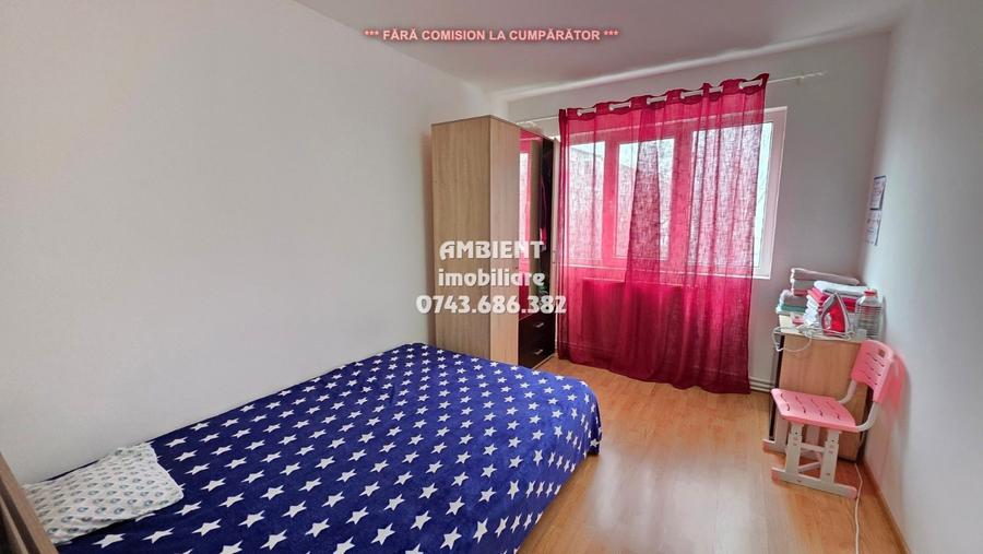 Apartament cu 3 camere, mobilat si utilat, etaj 3, VASLUI zona CENTRU;