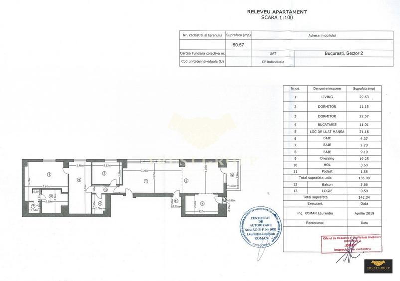 Penthouse deosebit 4 Camere Ultracentral | Terasa 115mp | 2 Locuri parcare - 1