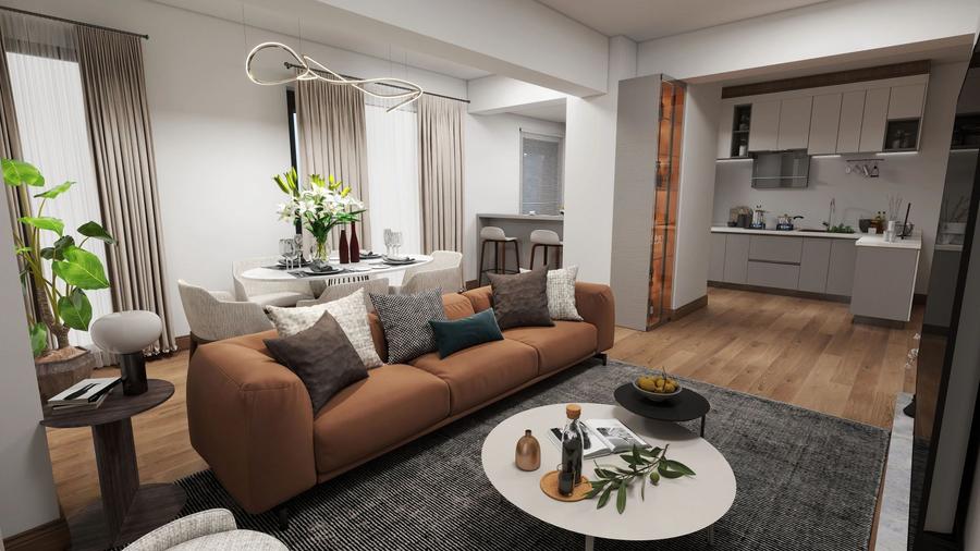 Apartament  cu 2 Camere și Terasă de 26 mp | Ansamblu Wings | Zorilor