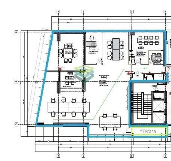 Zona Herastrau- Aviatiei, spatiu de birouri de inchiriat, 280 mp