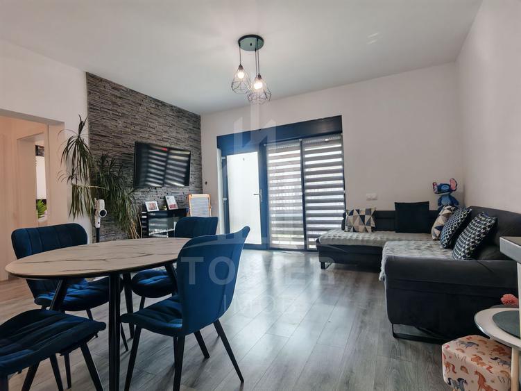 Apartament modern cu curte proprie – ideal pentru familie, zona Brana