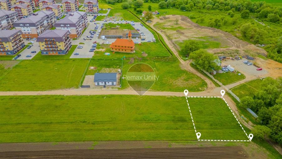 Teren de vanzare in rate la proprietar, intravilan 947 mp Sanpetru - 2