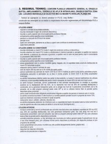 Vanzare teren intravilan imprejmuit 800mp Buftea