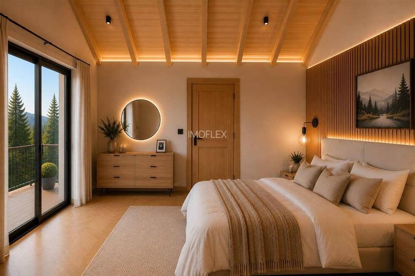 Bran Mountain Retreat – Doar 3 vile exclusiviste în inima Branului - 15