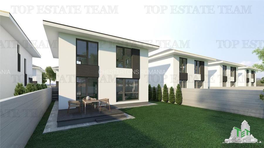 Vila moderna individuala cu 4 camere , 3 bai , Living open space, terasa,incalzi - 6