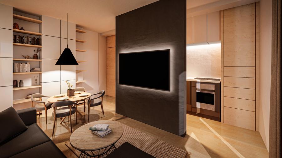 Apartament de vânzare | 2,5 camere + balcon | compartimentare practică |