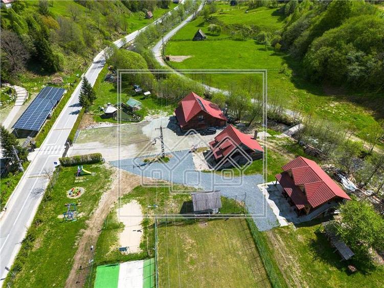 Complex turistic complet functional-zona Raul Sadului-afacere la cheie
