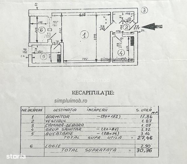 Garsonieră 30 mp | Proprietar | Plaza România | Etaj 7/10 - 9