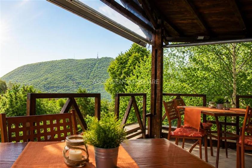 Refugiu turistic& rezidential, panorama asupra Brasovului, pe 1.500 mp teren, Dr - 2