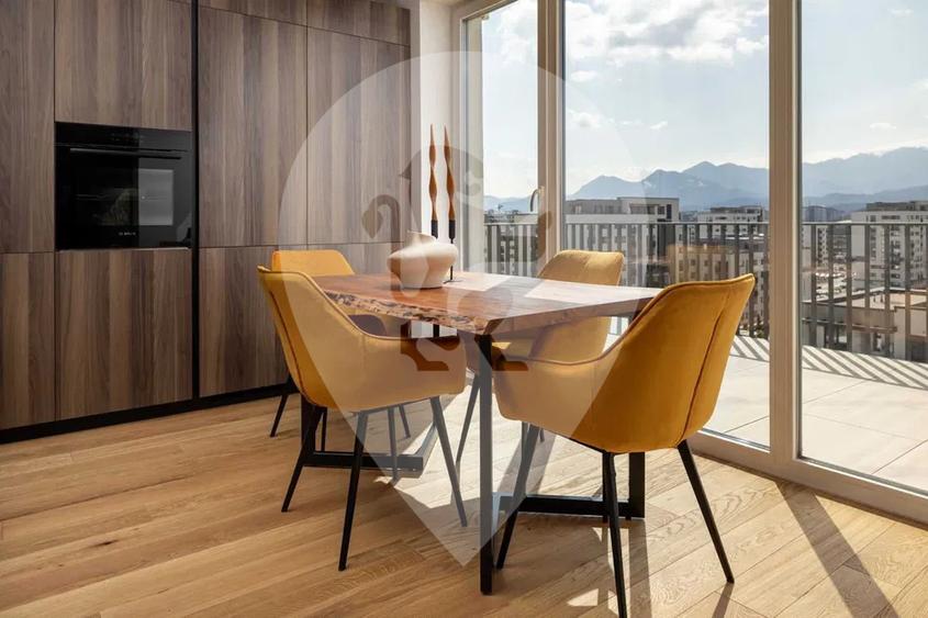 Penthouse premium | 3 camere |  Coresi |  2 terase | Vedere Tâmpa | Parcare
