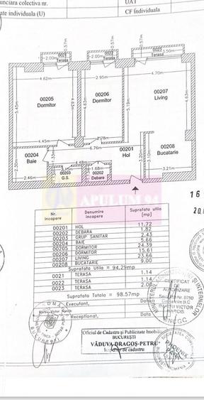 Apartament 3camere in complexul New Town Residence Dristor,parcare