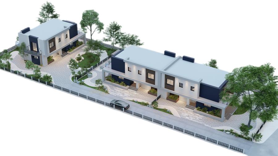 Duplex modern 193 mp | curte proprie 329 mp | 5 camere | toate utilitățile | Cor
