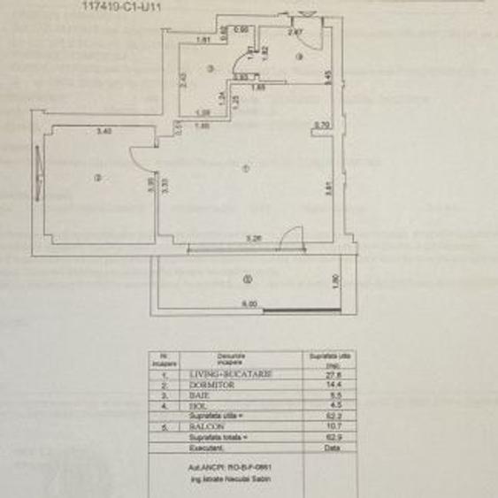 Apartament - 2 camere - decomandat - Pipera / Iancu de Hunedoara