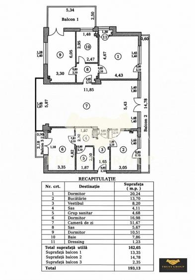 Apartament 4 camere Herastrau | Loc de parcare | 3 Terase - 1