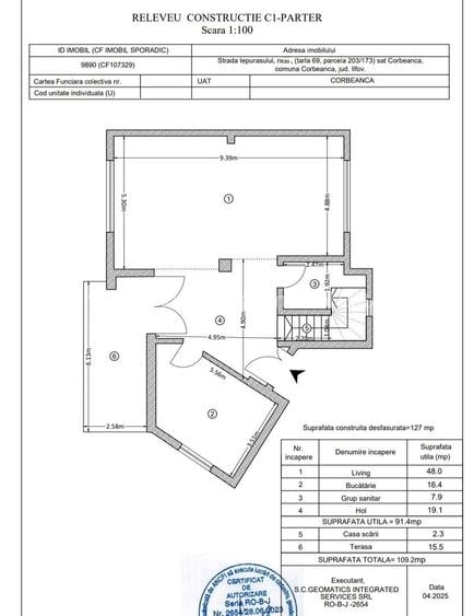 Casa individuala armonioasa -7 camere  -Corbeanca, str. Iepurasului - 56