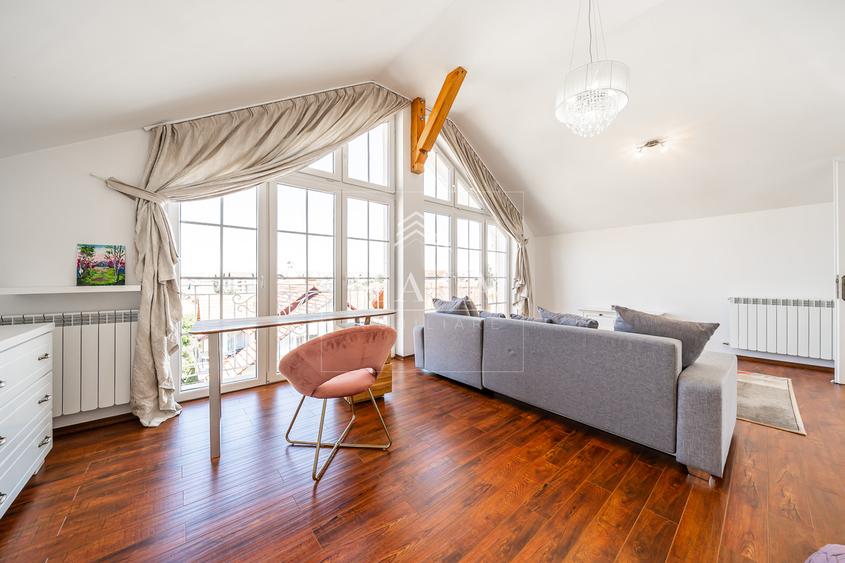 Penthouse 4 camere, 2 bai, 200 mp utili, Calea Dumbravii-Sub Arini