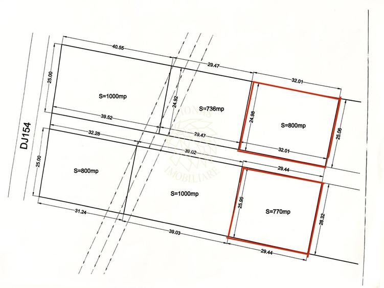 Parcele intre 770 mp si 4606 mp-ideal investitie-Sarata