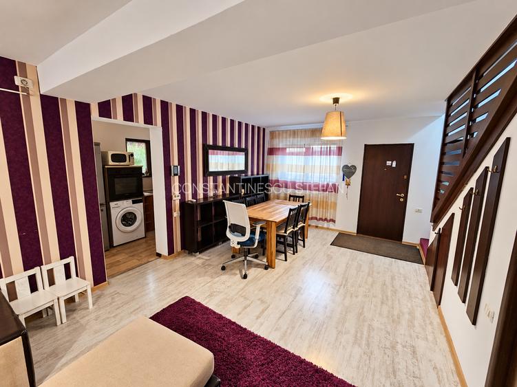 Duplex de închiriat | 3 camere | Curte | Terasă | 2 locuri parcare