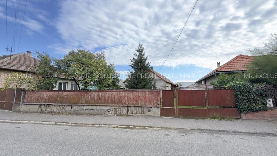 Casă 3 camere, Teren 3.263 mp, Str.Mărășești Nr.16 -Carei-Comision 0% cumpărător - 3