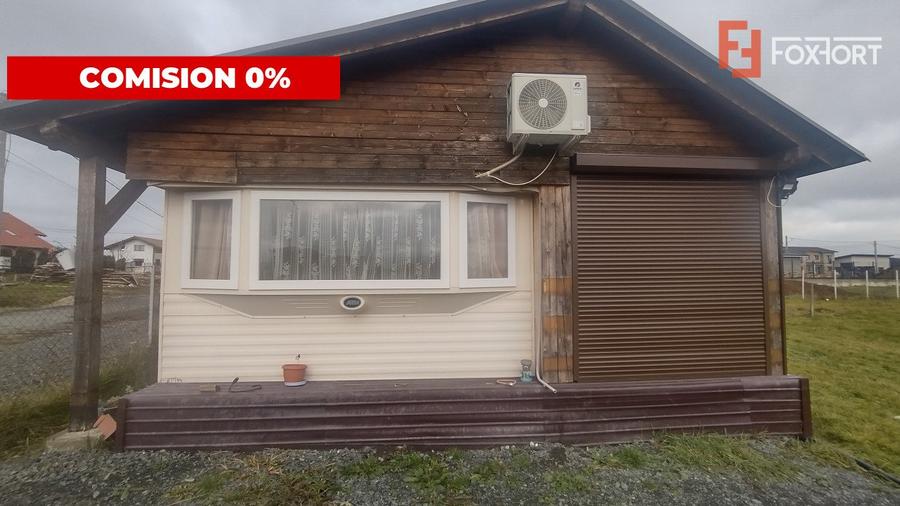 COMISION 0% Casa mobila + Teren de 859 mp, Sacalaz - Bransat la curent si apa