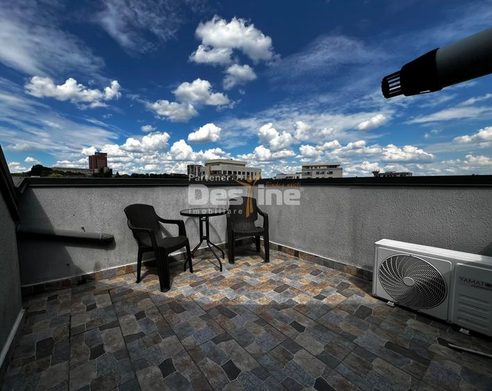 Apartament cu 2 camere și terasă, mobilat - Palas Mall