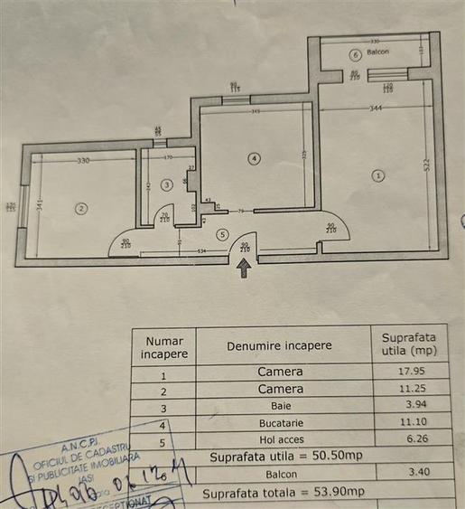 Apartament 2 camere Decomandat - CUG - Renovat