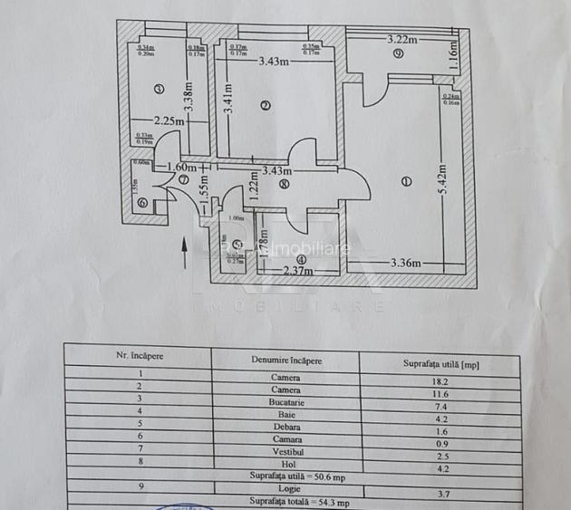 2 camere-Decomandat-54,3 MP- Petre Ispirescu/Calea Rahovei - 11