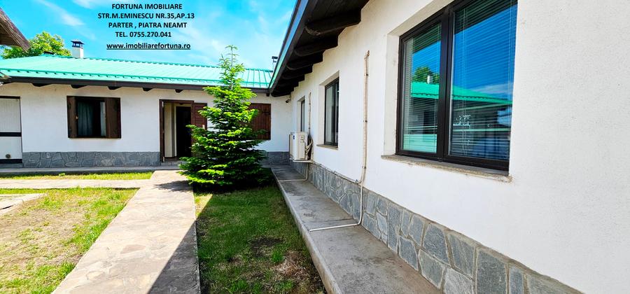 Complex imobiliar, hala, birouri si apartament, teren 1896 mp, Piatra Neamt