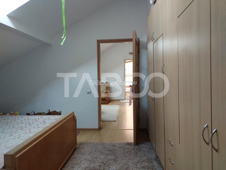 Casa 109 mp 4 camere pivnita terasa loc parcare curte comuna Cisnadie - 14