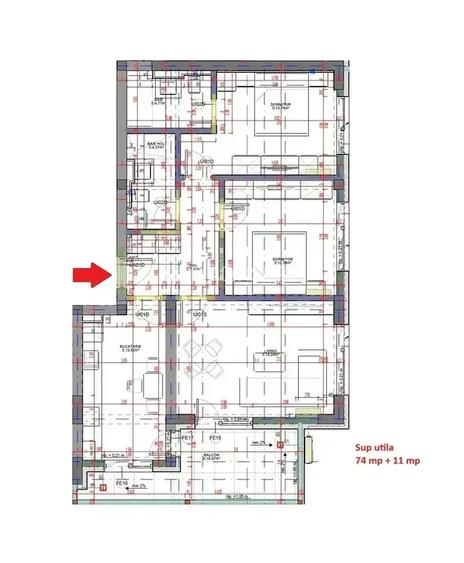 Apartament 3 Camere 2 Bai Bucatarie 2.7m Panouri Fotovoltaice - 13