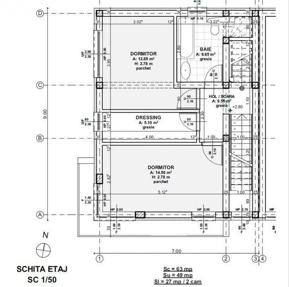 Casa duplex P+E+Etaj Retras, Selimbar, COMISION 0%