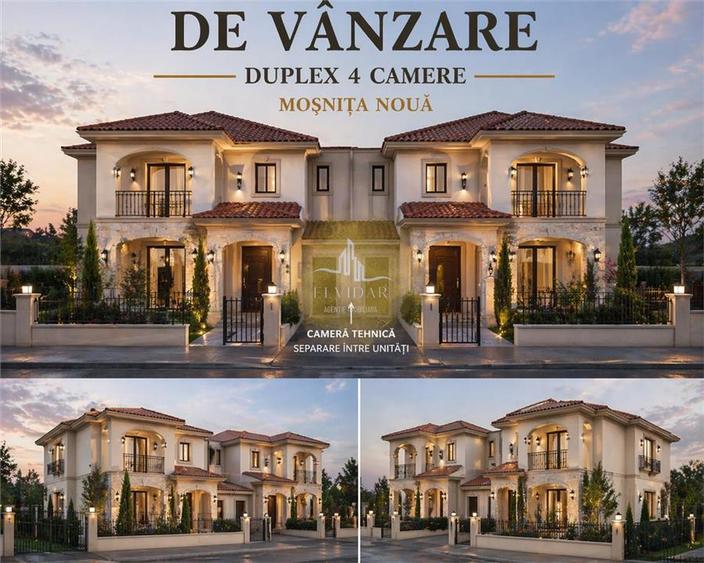 Comision 0% - Mosnita noua - 4 camere - Duplex mediteranean