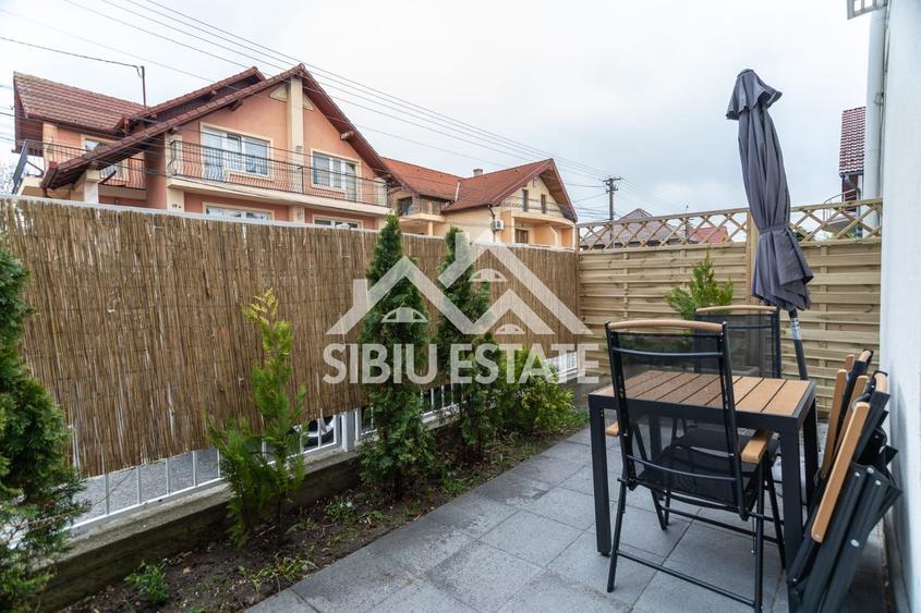 Apartament de inchiriat 3 camere cu grădină-Zona Calea Cisnadiei