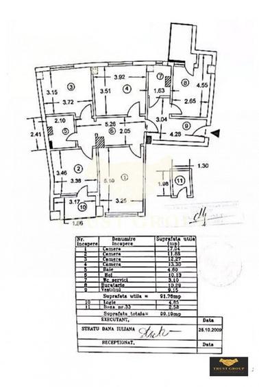Apartament 4 camere Titulescu-Banu Manta - 1