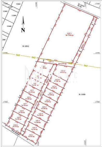 Teren extravilan 800 mp | Daia, Sibiu | Carte Funciară - 3