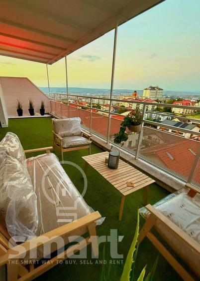 Penthouse de 230 mp pe 2 nivele in Buna Ziua - Priveliste top