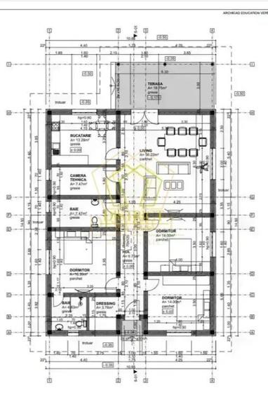 Casa individuala pe parter, 3 dormitoare | Dumbravita