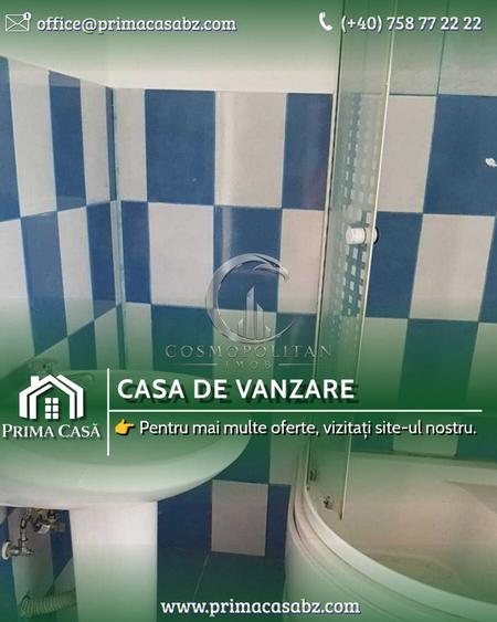Casa in comuna Merei (12km de Buzau; 5km de A7) ~ teren 1000mp, deschidere 15m ~