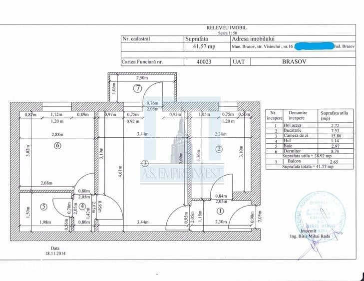 De vânzare apartament 2 camere/ Noua - 19